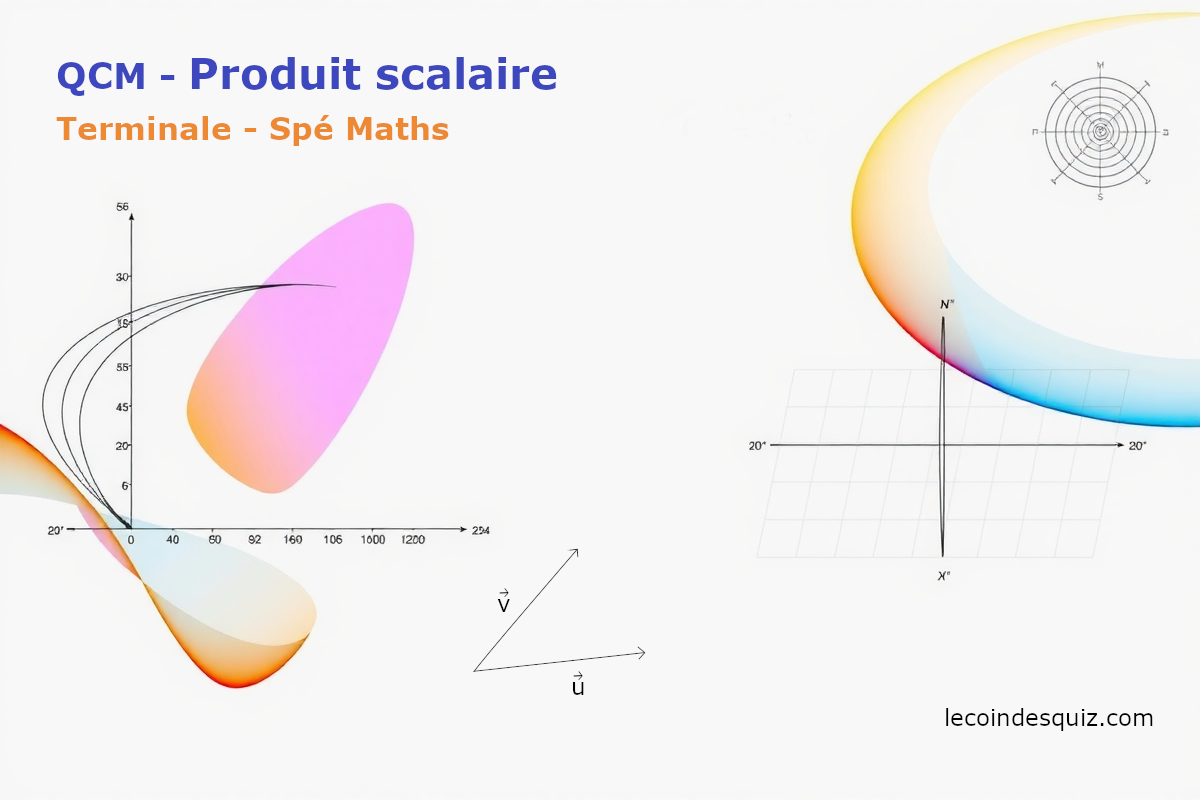 Produit scalaire – Spé Maths – Terminale